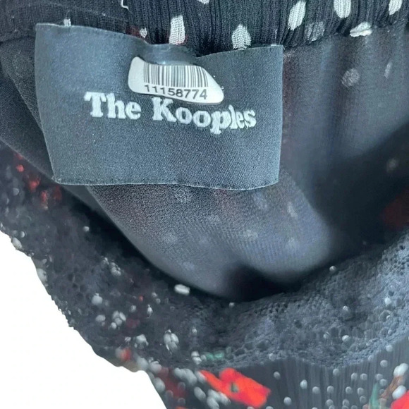 The Kooples Popi Off Shoulder Lace Mini Dress - Picture 5 of 8